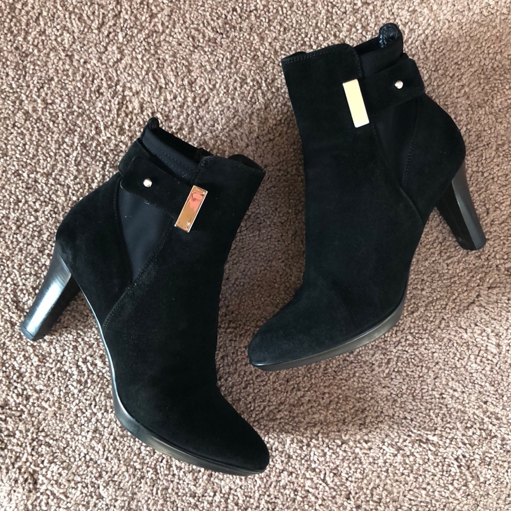 Black Aquatalia suede leather boots size 8.5
